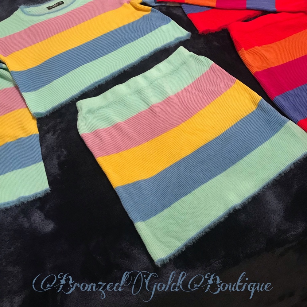 💙 ColorBlock Skirt Set 💙 - Picture 8 of 8